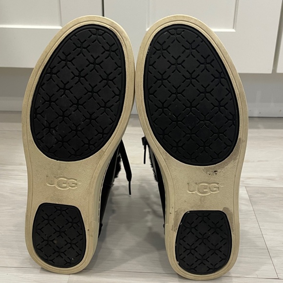 UGG Croft Exotic Leather High Top Sneakers Size 7 - Picture 7 of 16